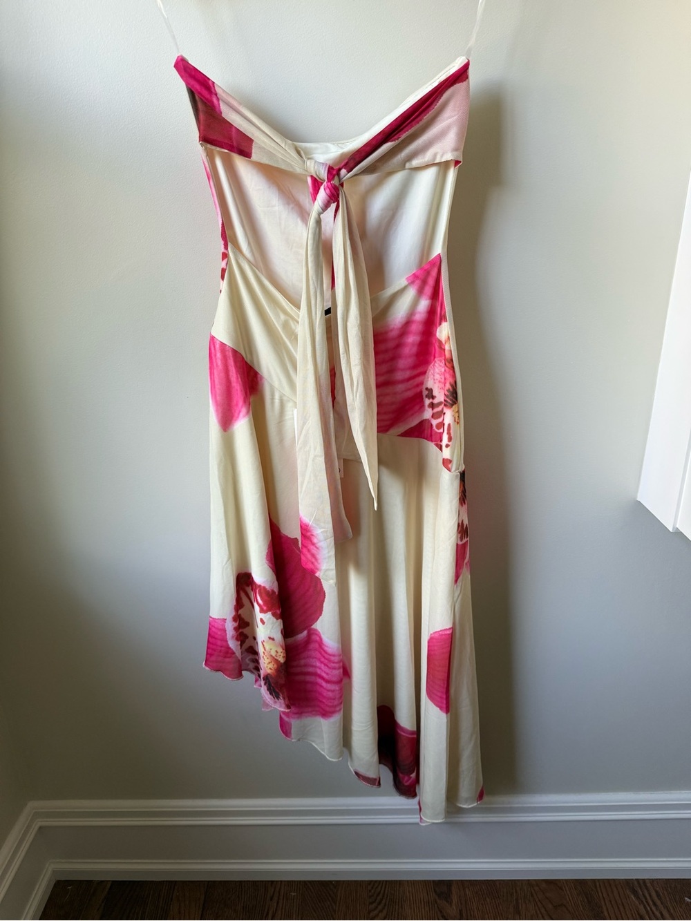 NWT PEPPEROMAYO Mariposa Midi Dress Floral Asymmetrical Ethereal Soft Girl 4 - Picture 3 of 8